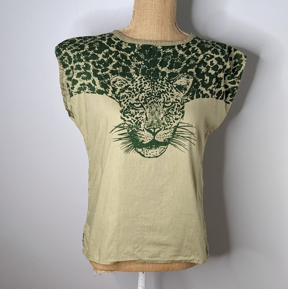 Vintage green wildcat shirt - Picture 1 of 3